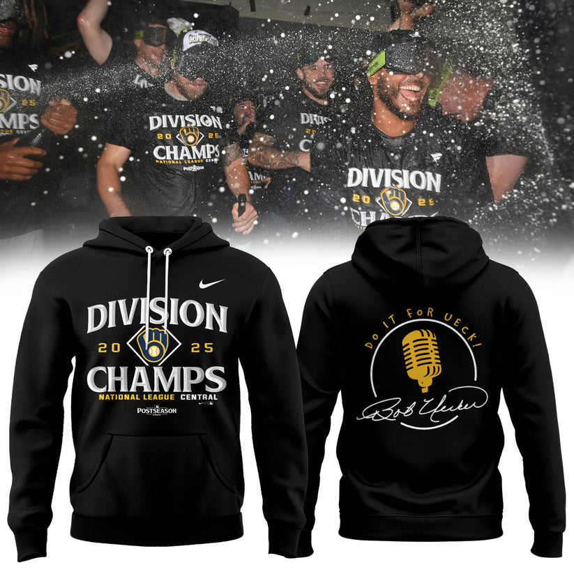 “DO IT FOR UECK!” The 2025 Brewers’ playoff merch Hoodie