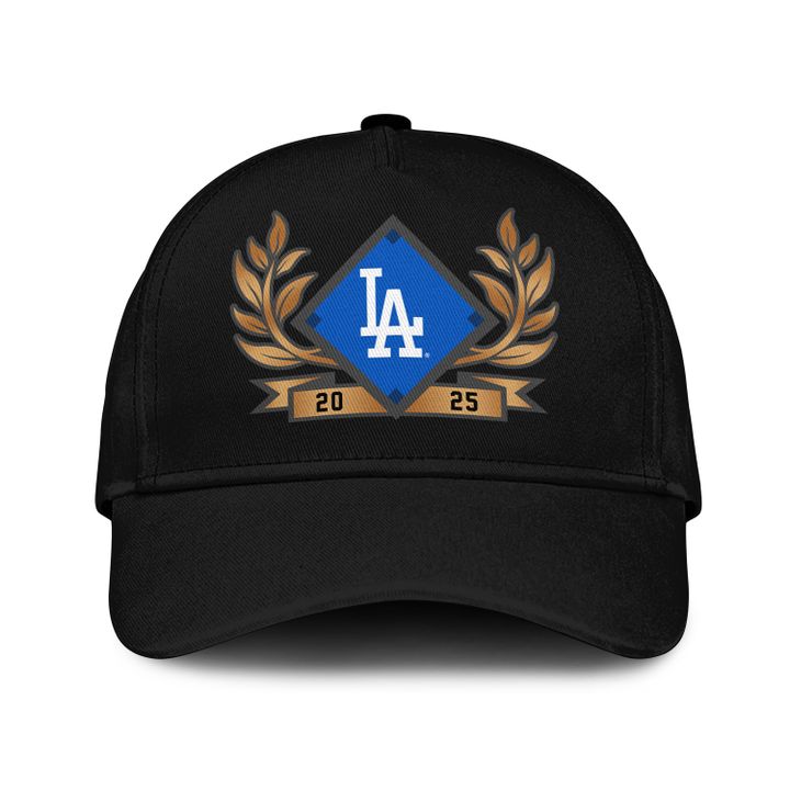Los Angeles Dodgers Fanatics Black 2025 National League Division Series Champions Locker Room T-Shirt