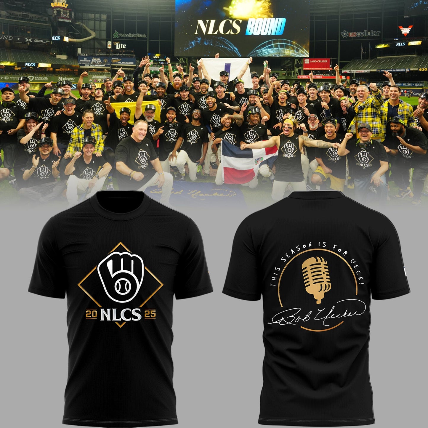[One special Crew] Milwaukee Brewers NLCS – This Season is for UECK Hoodie