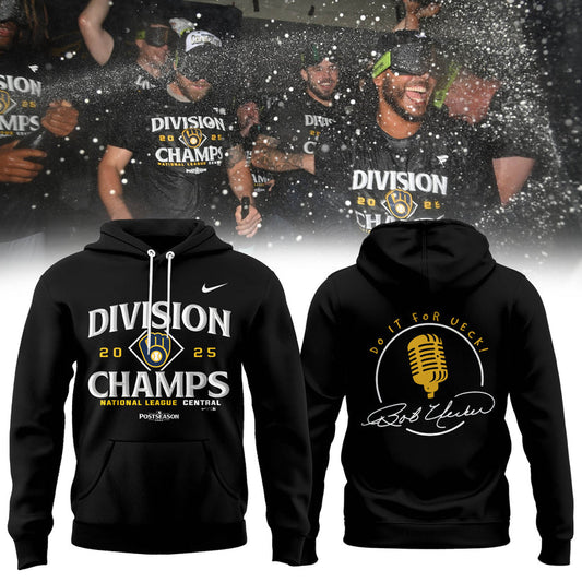 “DO IT FOR UECK!” The 2025 Brewers’ playoff merch Hoodie