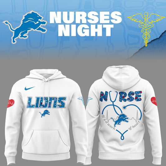Limited Edition Lions Nurses Appreciation Hoodie