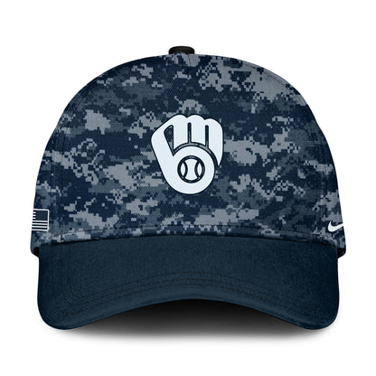 _Milwaukee Brewers MLB x Navy Military Appreciation Night Jersey Editions Limited 2025 V5