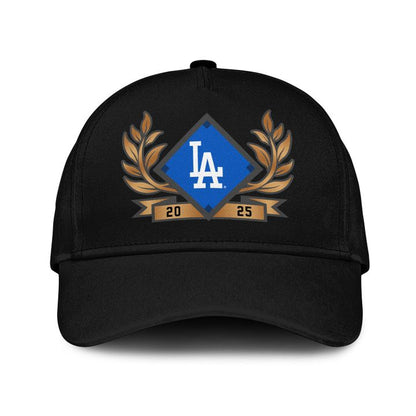 Los Angeles Dodgers Fanatics Black 2025 National League Division Series Champions Locker Room Sweatshirt